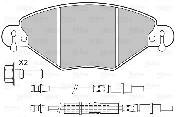 Valeo Remblokset 598419