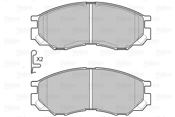 Valeo Remblokset 598522