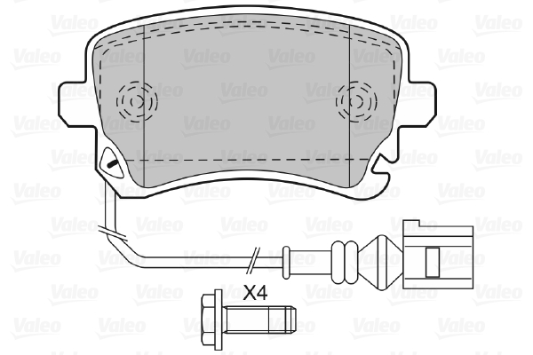 Valeo Remblokset 598671