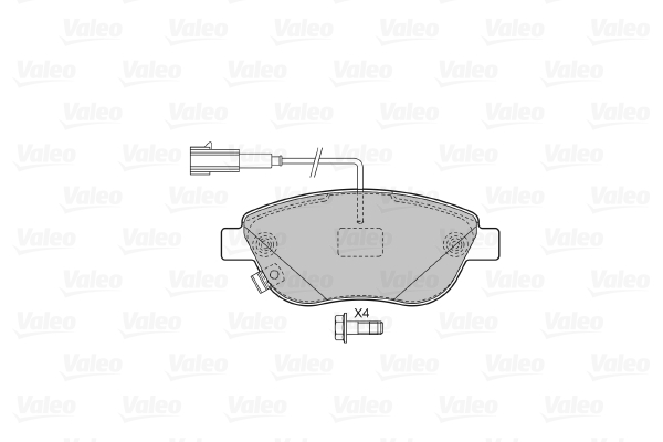 Remblokset Valeo 598721