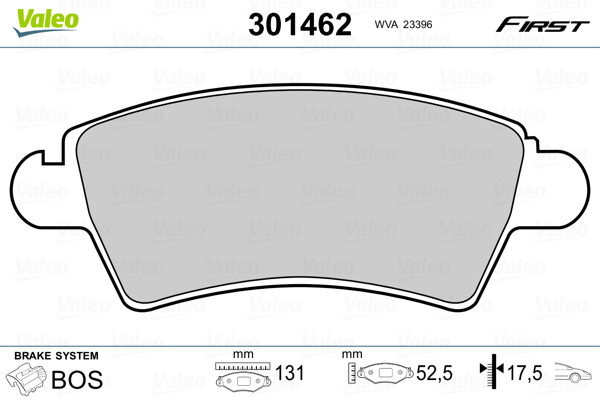 Valeo Remblokset 301462