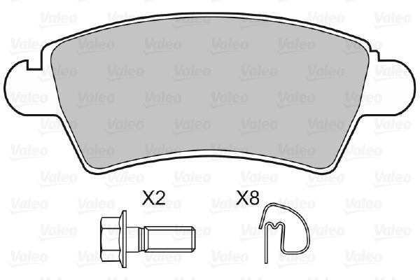 Valeo Remblokset 598462