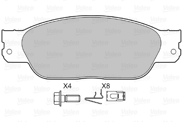 Valeo Remblokset 598439