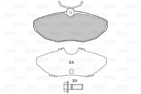 Valeo Remblokset 598438