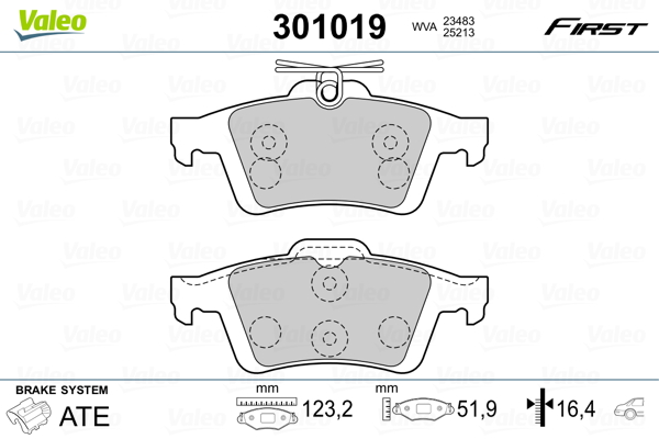 Valeo Remblokset 301019