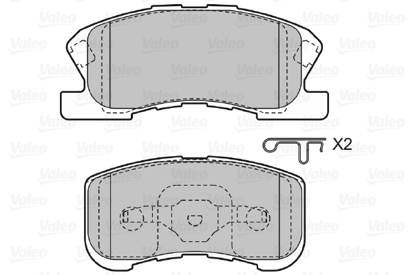 Valeo Remblokset 598856