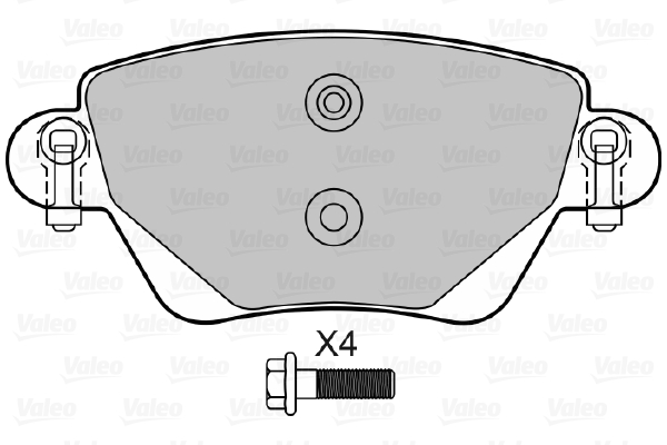 Valeo Remblokset 598434