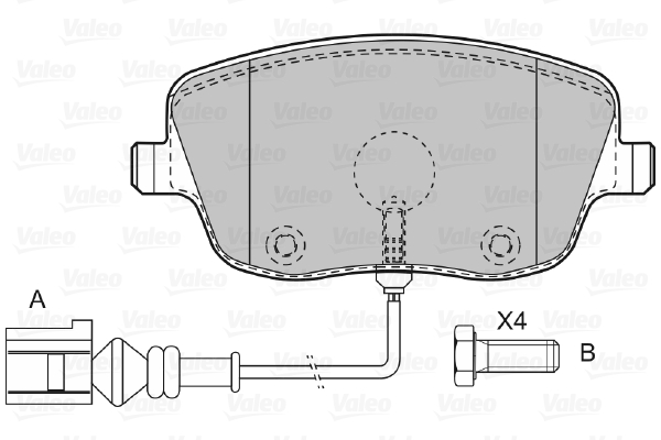 Valeo Remblokset 598720