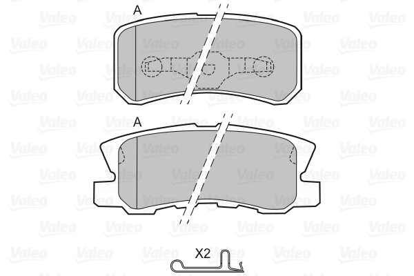 Valeo Remblokset 598520