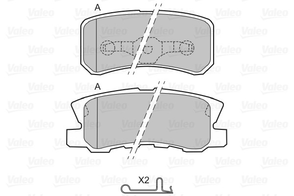 Valeo Remblokset 601321