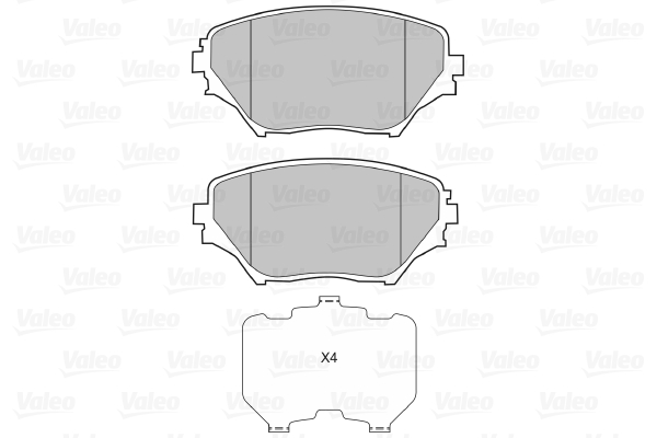 Valeo Remblokset 598536