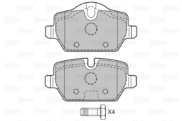 Valeo Remblokset 598701