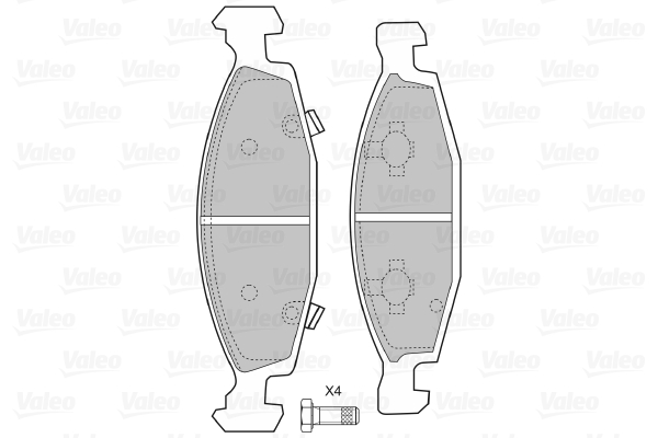 Valeo Remblokset 598510