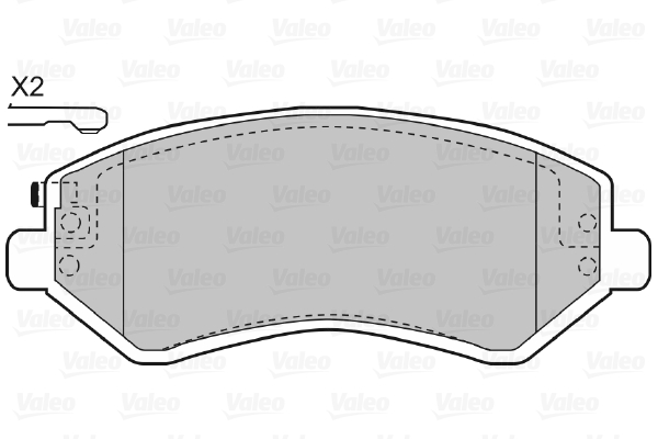 Valeo Remblokset 598414