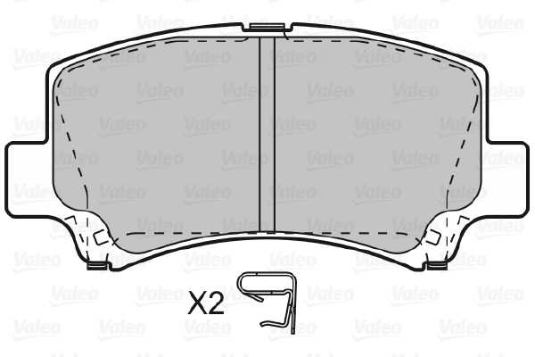 Valeo Remblokset 598843