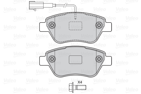 Valeo Remblokset 601594