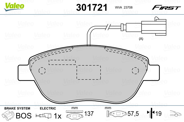 Valeo Remblokset 301721