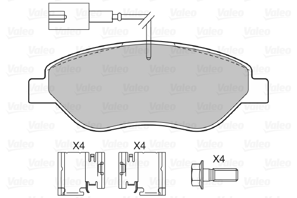 Valeo Remblokset 598428