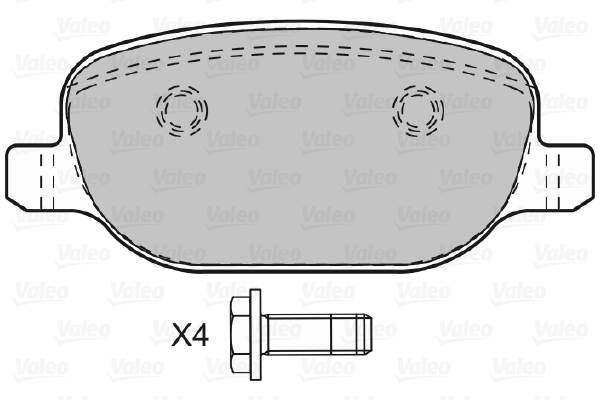 Valeo Remblokset 601029