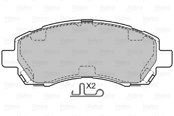Valeo Remblokset 598915