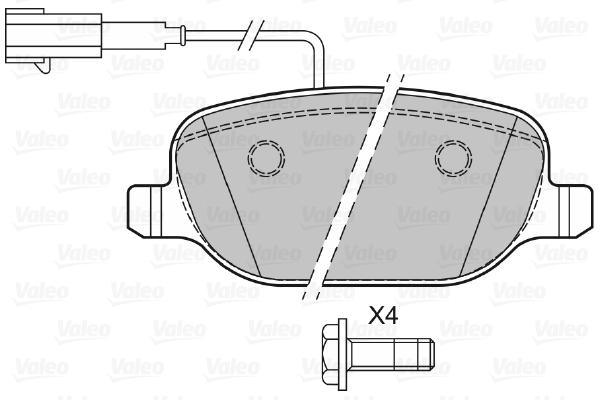 Valeo Remblokset 601143