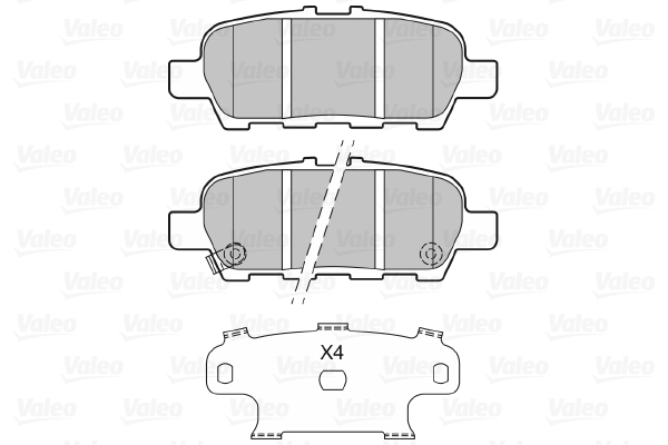 Valeo Remblokset 601148