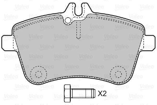 Valeo Remblokset 598795