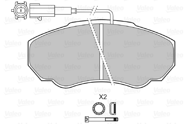 Valeo Remblokset 598568