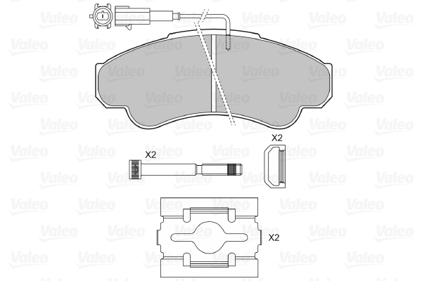 Valeo Remblokset 598569