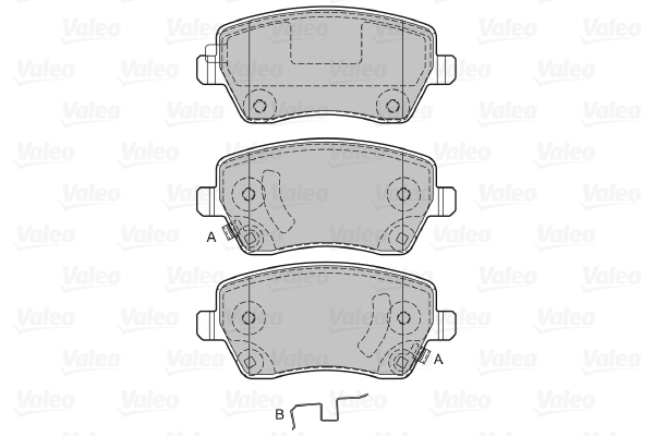 Valeo Remblokset 598641