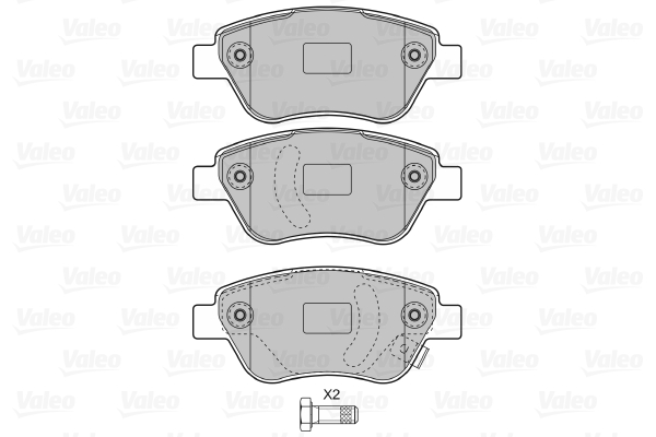 Valeo Remblokset 598825