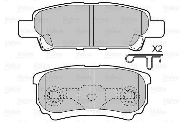 Valeo Remblokset 598852