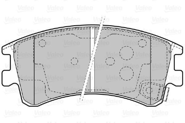 Valeo Remblokset 598648