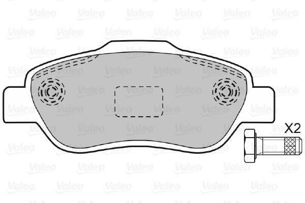 Valeo Remblokset 598696