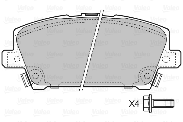 Valeo Remblokset 598803