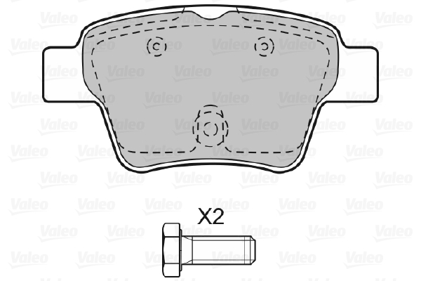 Valeo Remblokset 598702