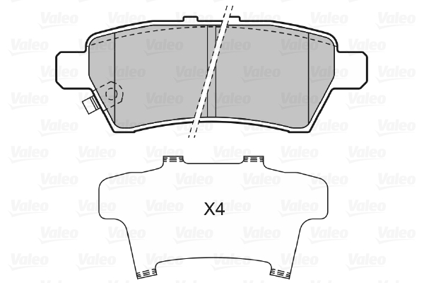 Valeo Remblokset 598730