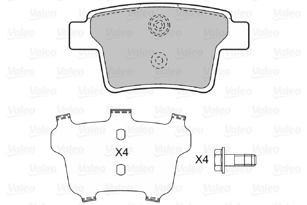 Valeo Remblokset 598740