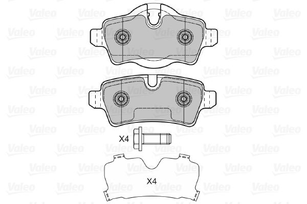 Valeo Remblokset 601041