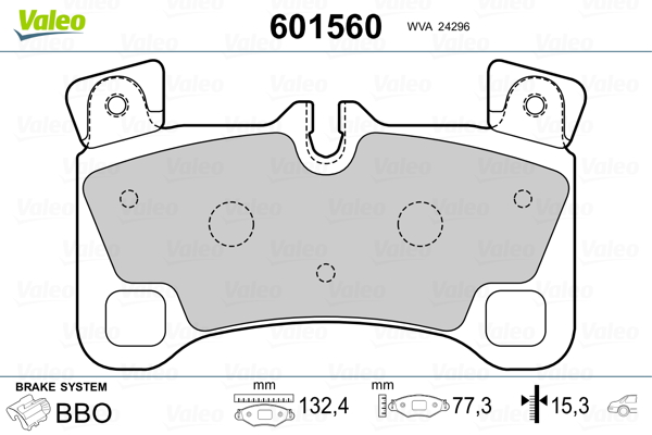 Valeo Remblokset 601560