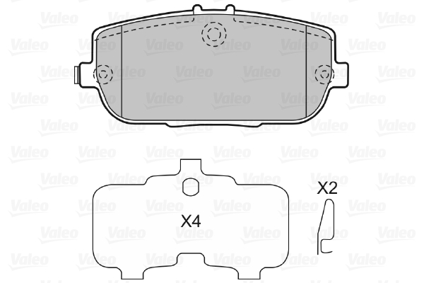 Valeo Remblokset 598746