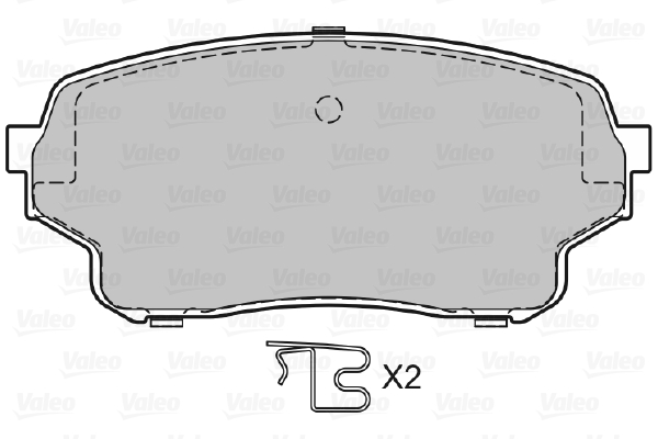 Valeo Remblokset 598878