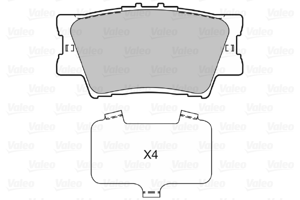 Valeo Remblokset 598819