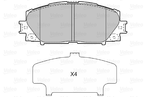 Valeo Remblokset 598896