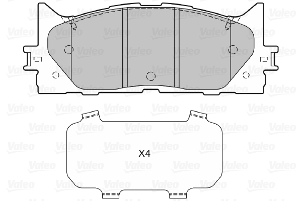 Valeo Remblokset 598890