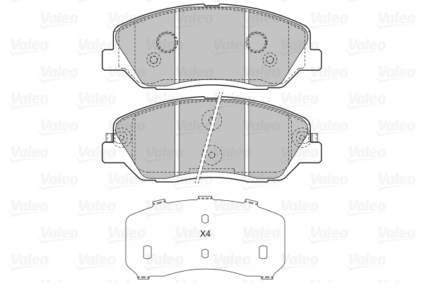 Valeo Remblokset 598937