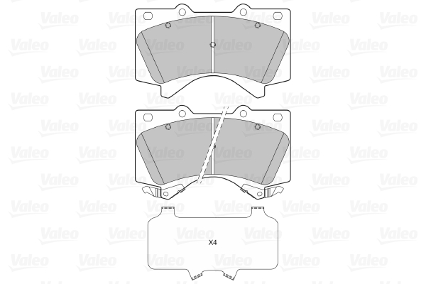 Valeo Remblokset 601339