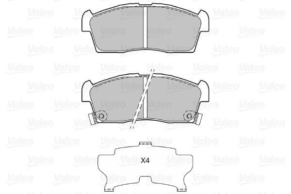 Valeo Remblokset 601323