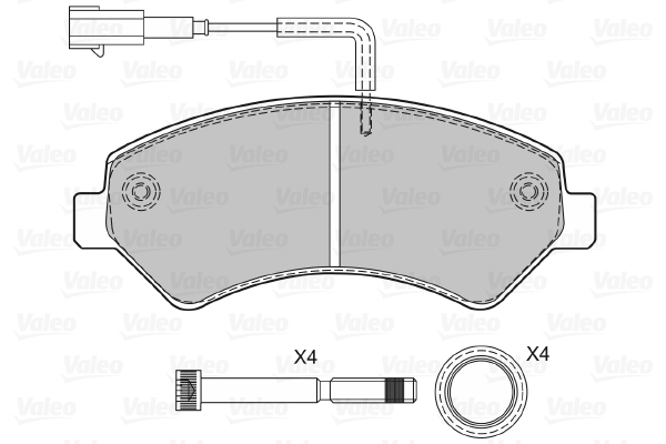 Valeo Remblokset 601276