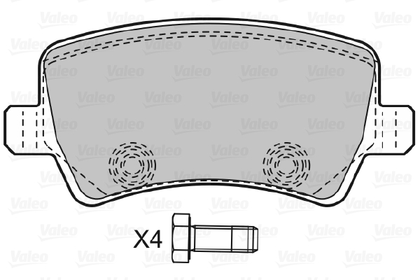 Valeo Remblokset 598928